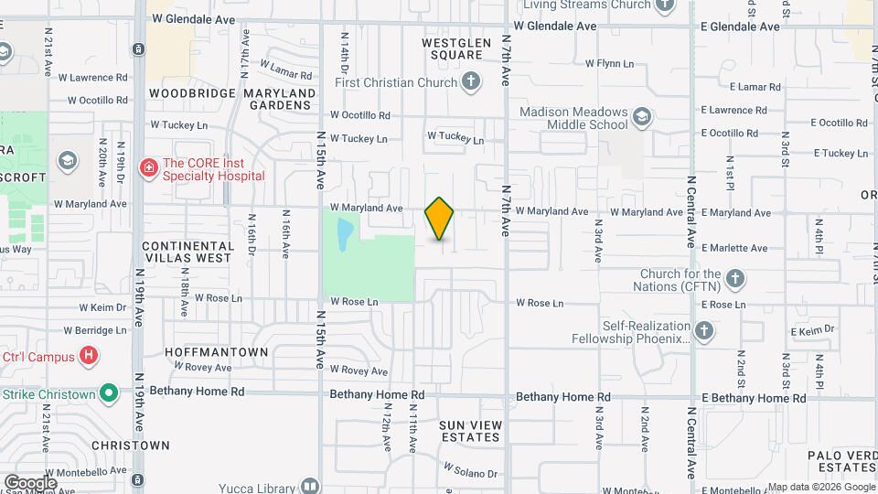 6306 N 10th Dr Map and Location Details