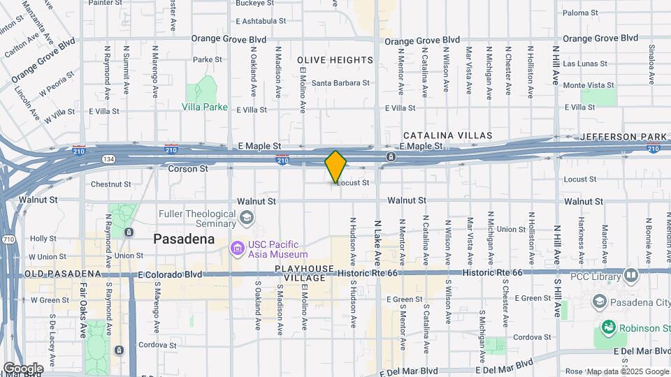 742 Locust St Map and Location Details