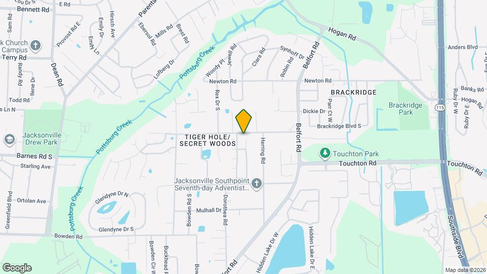 3016 Bridgeview Dr Map and Location Details