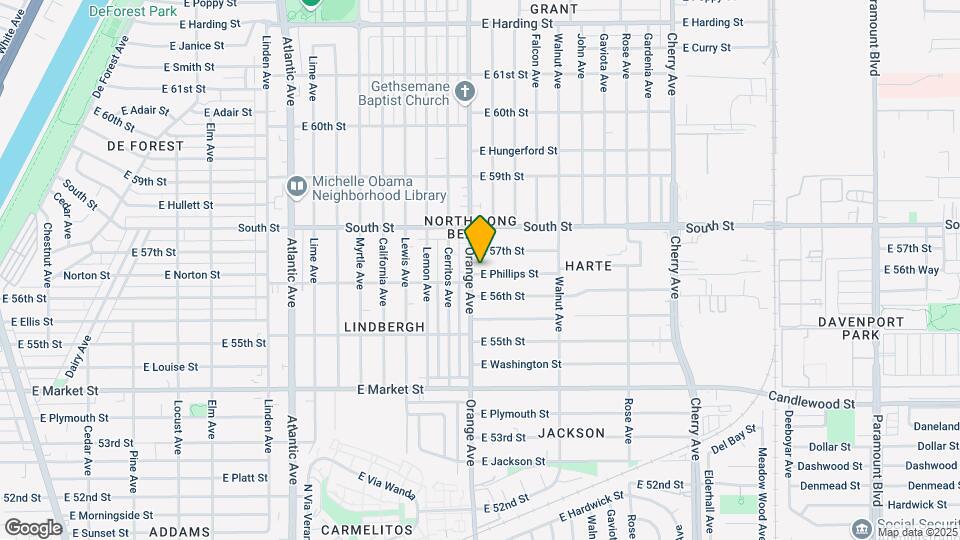 1219 E Phillips St Map and Location Details