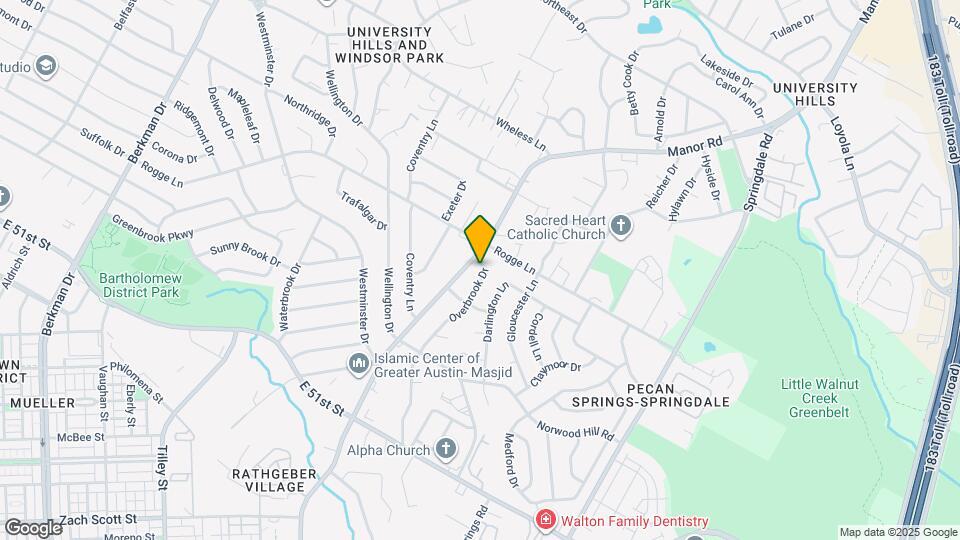 5604 Overbrook Dr Map and Location Details