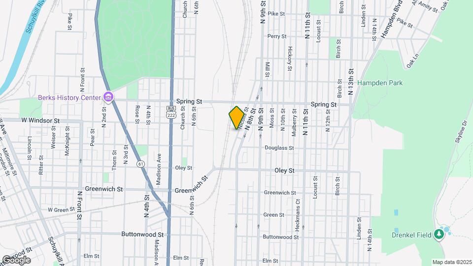 834 Nicolls St Map and Location Details