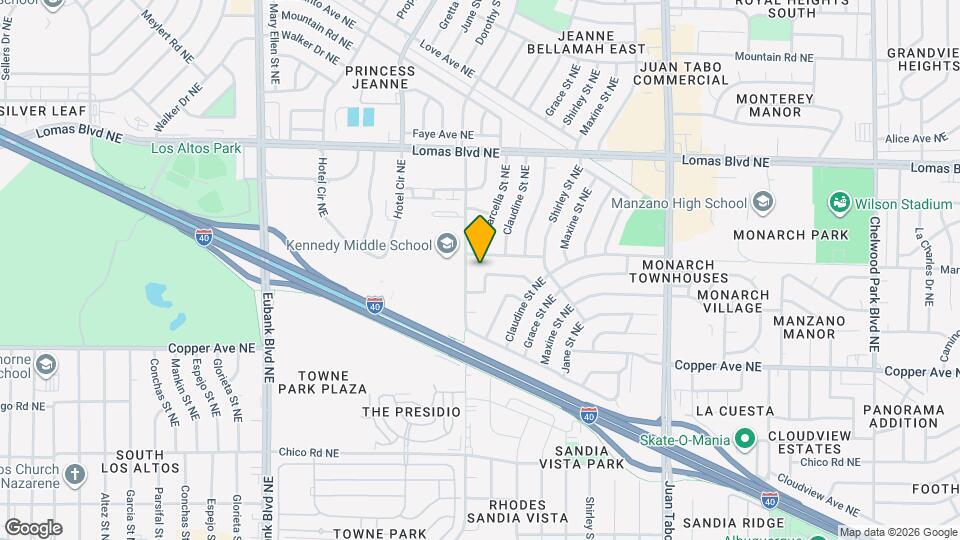 11427 Angelina Pl NE Map and Location Details