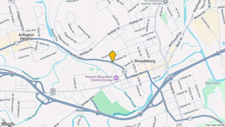 147 N 9th St Map and Location Details