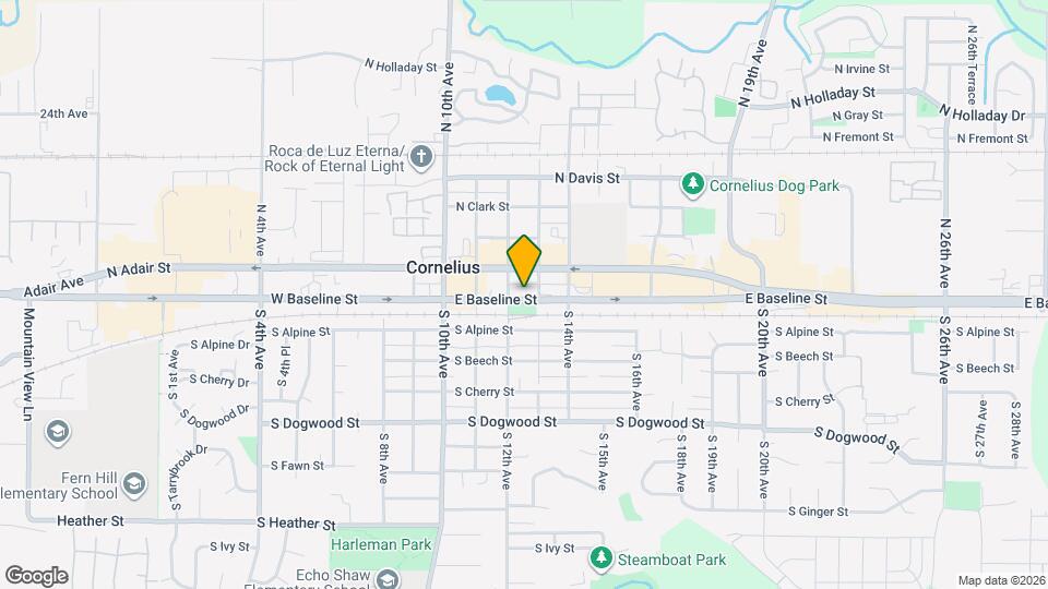 1250 E Baseline St Map and Location Details