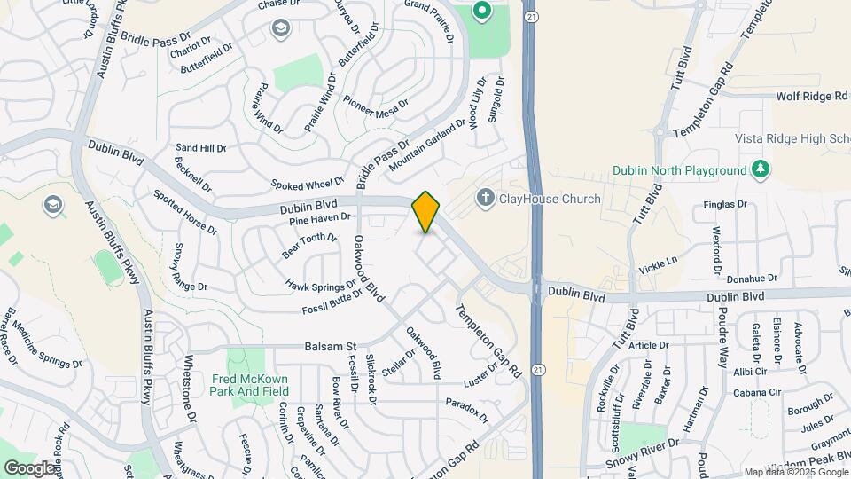 5641 Shamrock Heights Map and Location Details