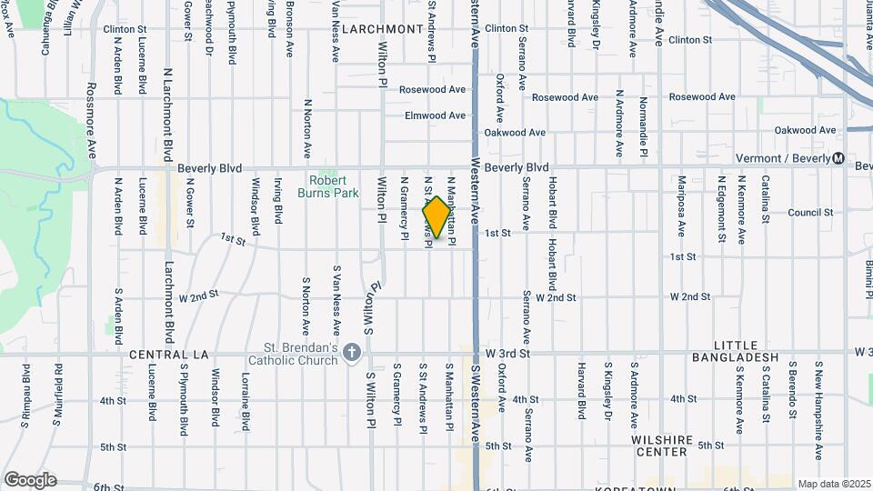 4573 W 1st St Map and Location Details