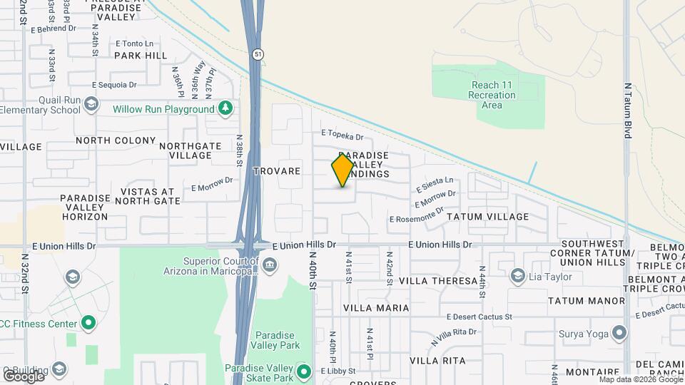 4039 E Morrow Dr Map and Location Details