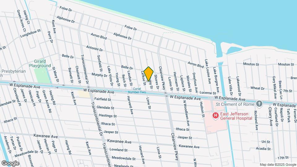 4424 Tabony St Map and Location Details
