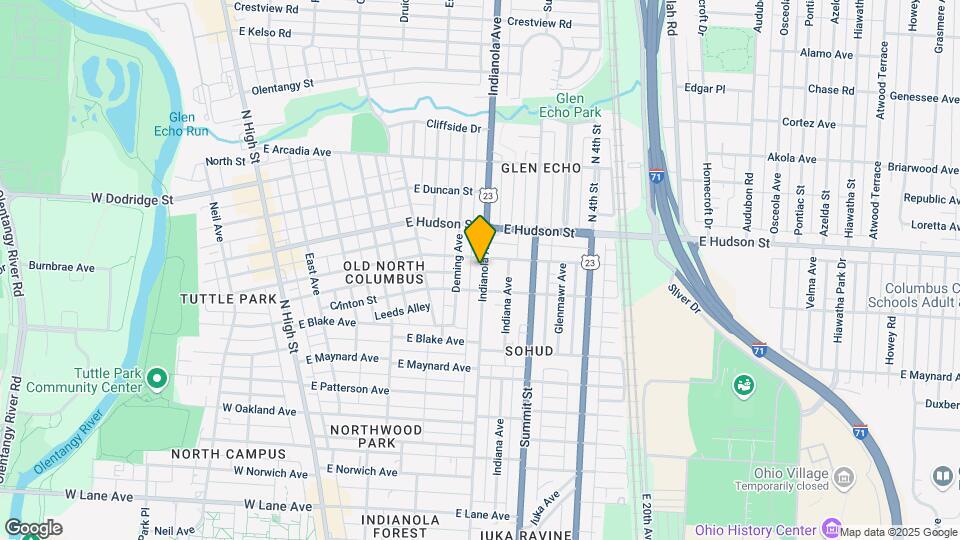 2473 Indianola Ave Map and Location Details