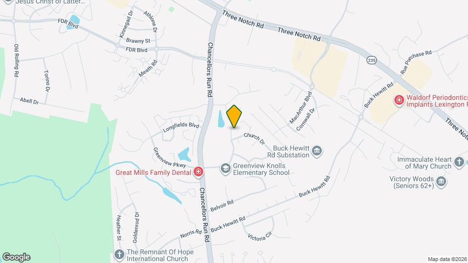 45774 Church Dr Map and Location Details