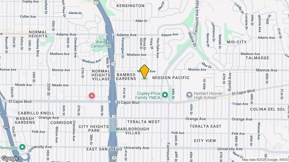 4428 Copeland Ave Map and Location Details