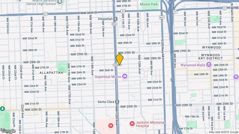 1175 NW 26th St Mapa y Detalles de la Ubicación