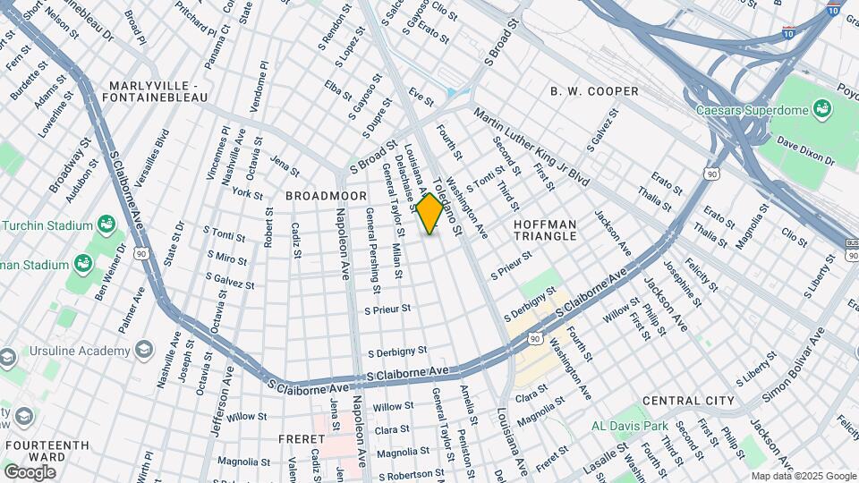 3535 Delachaise St Map and Location Details