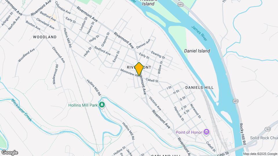 1129 Rivermont Ave Map and Location Details