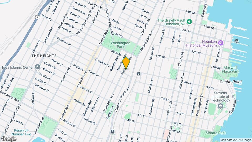 608 Palisade Ave Mapa y Detalles de la Ubicación