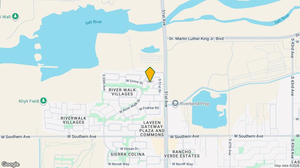 5305 S 52nd Dr Map and Location Details