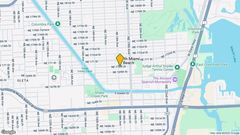 1800 NE 170th St Mapa y Detalles de la Ubicación