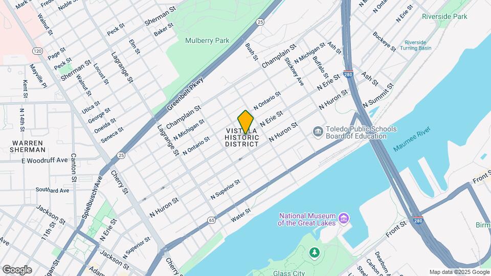 630 Mulberry St Map and Location Details