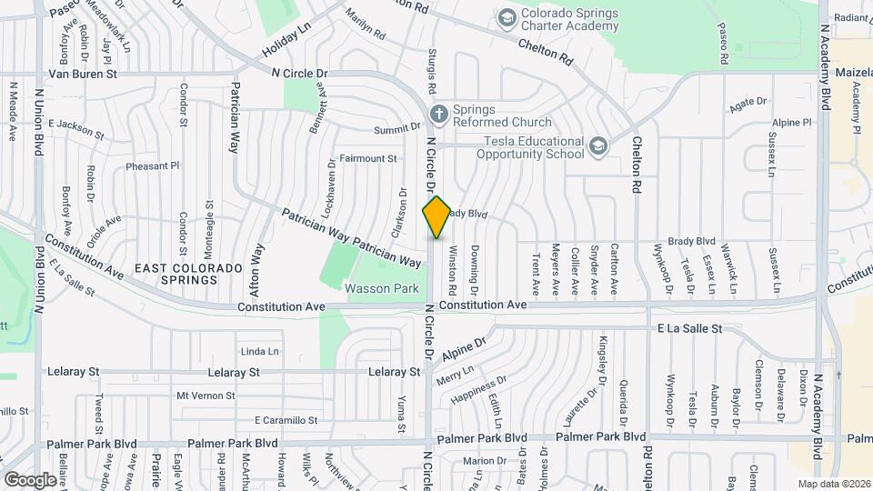 2011 N Circle Dr Map and Location Details