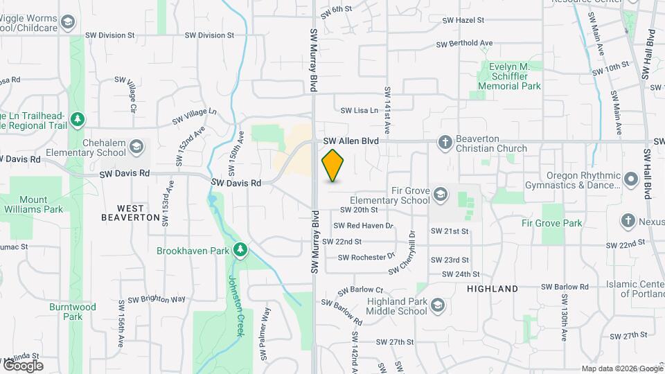 14373 SW Daphne St Map and Location Details