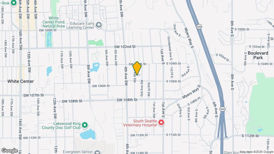 10448 3rd Ave SW Map and Location Details
