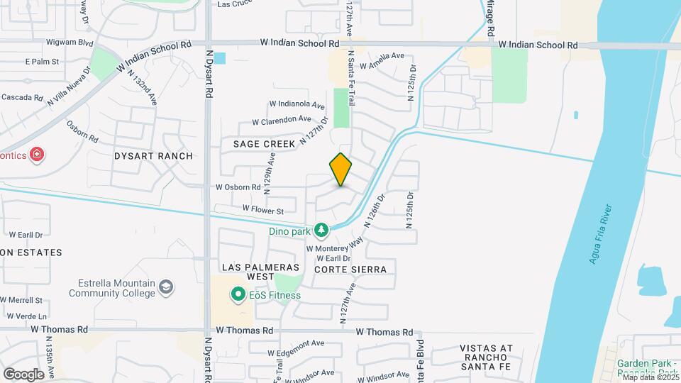 12713 W Hollyhock Dr Map and Location Details