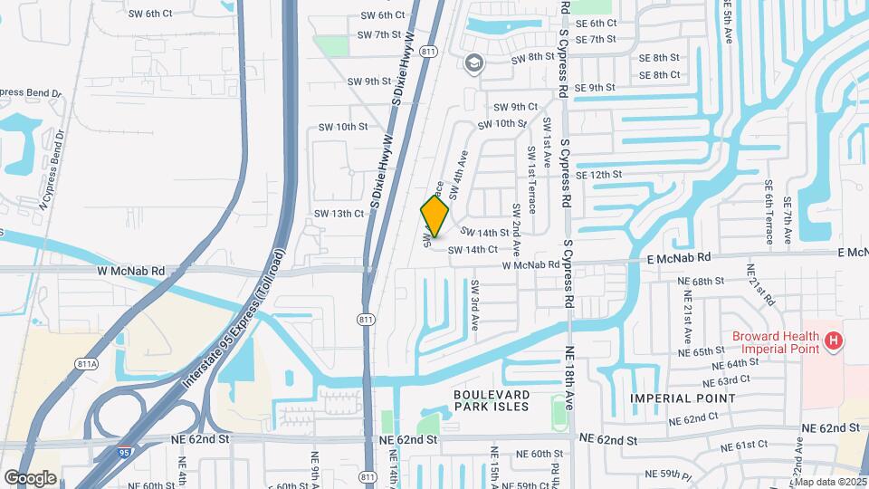 455 SW 14th Ct Map and Location Details