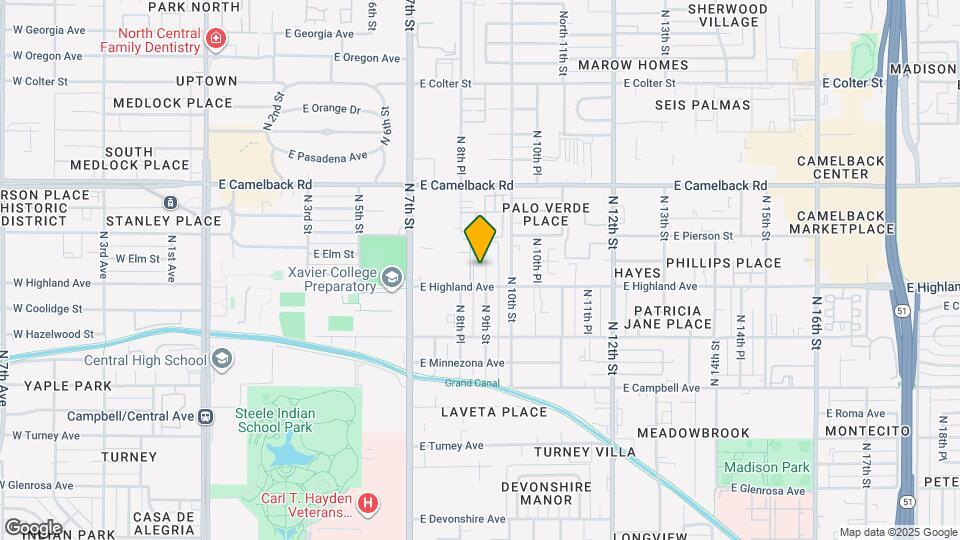 4716 N 9th St Map and Location Details