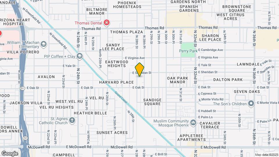 2329 N 28th St Map and Location Details