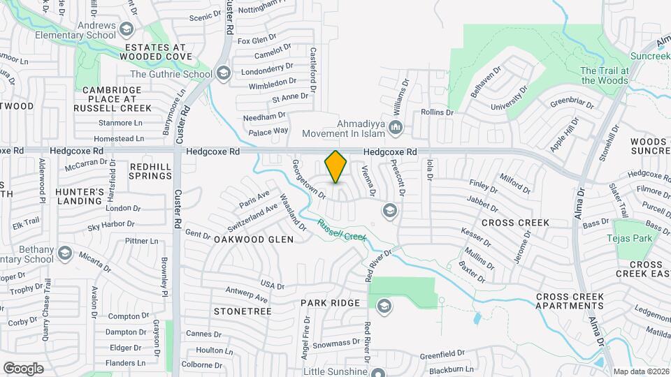 7833 Hardwick Ct Map and Location Details