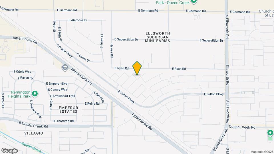 20176 E Nighthawk Way Map and Location Details