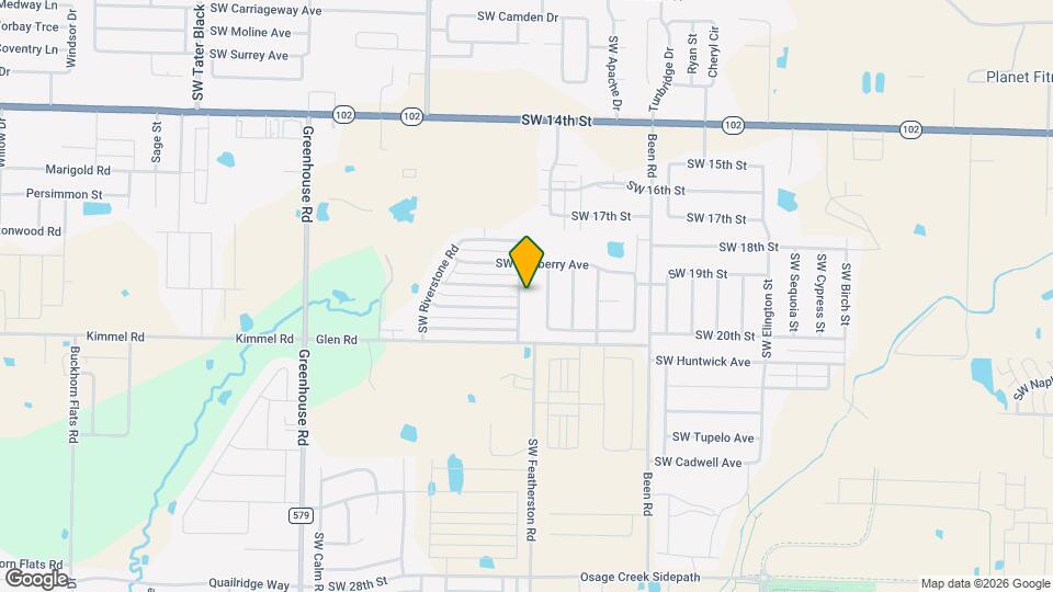 1907 SW Stonegrove Rd Map and Location Details