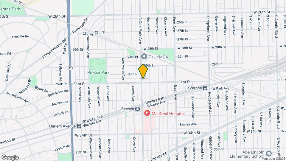6743 31st St Map and Location Details