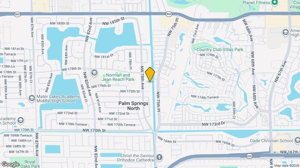 17650 NW 77th Ct Map and Location Details