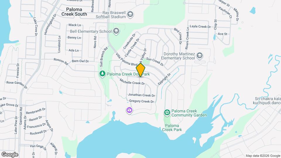 1537 Castle Creek Dr Map and Location Details