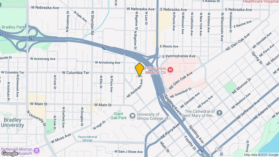 Randolph Manor Mapa y Detalles de la Ubicación