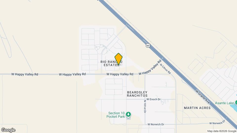 18351 W Hackamore Dr Mapa y Detalles de la Ubicación