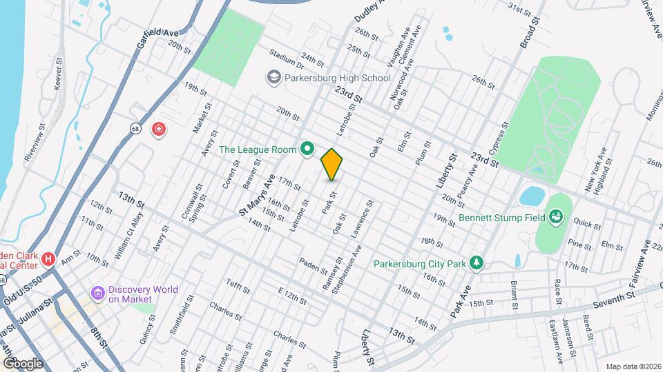 1715 Park St Map and Location Details