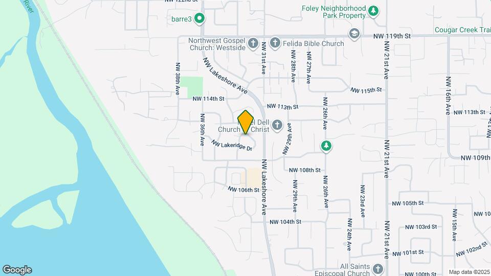 11019 NW 33rd Ave Map and Location Details