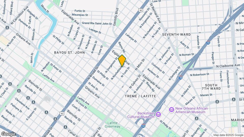 1220 N Rocheblave St Map and Location Details