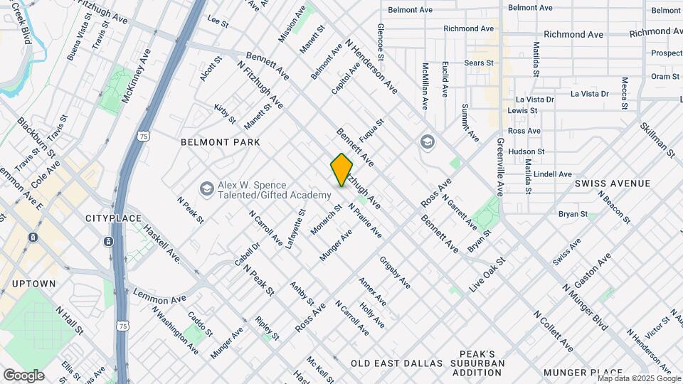 2038 N Prairie Ave Map and Location Details