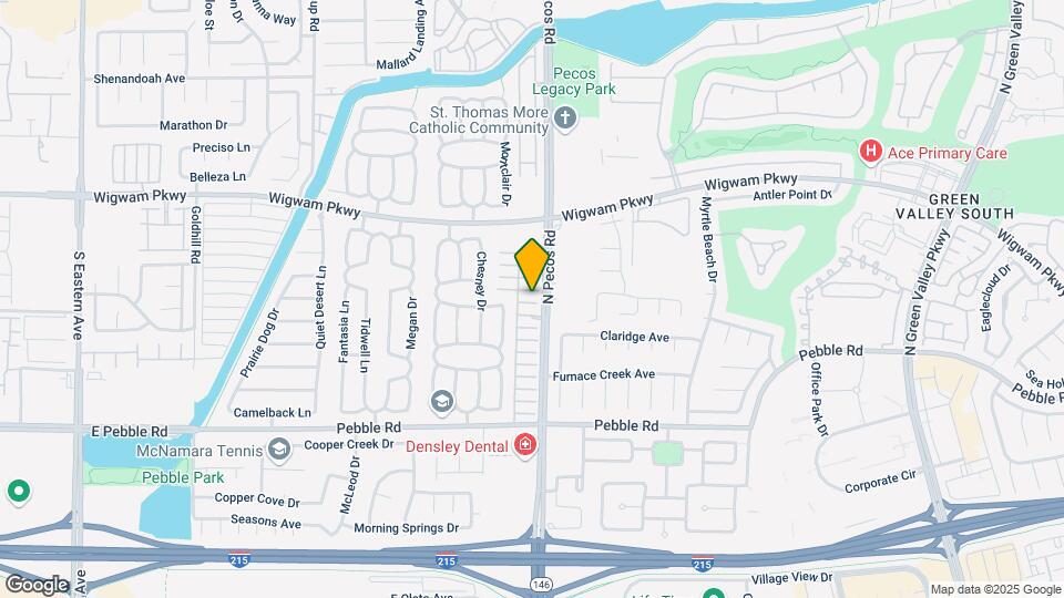 2604 Ponderosa Pine Ave Map and Location Details