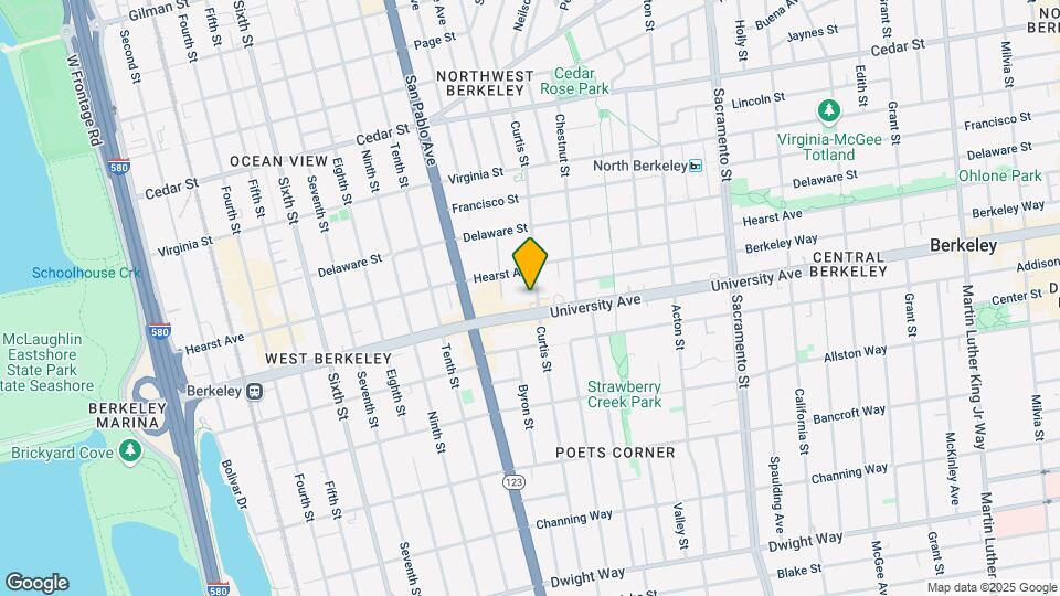1980 Curtis St Mapa y Detalles de la Ubicación