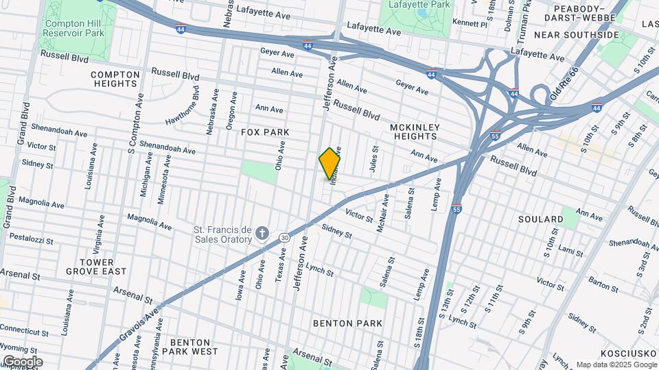 2317 Indiana Ave, Unit 2F Map and Location Details