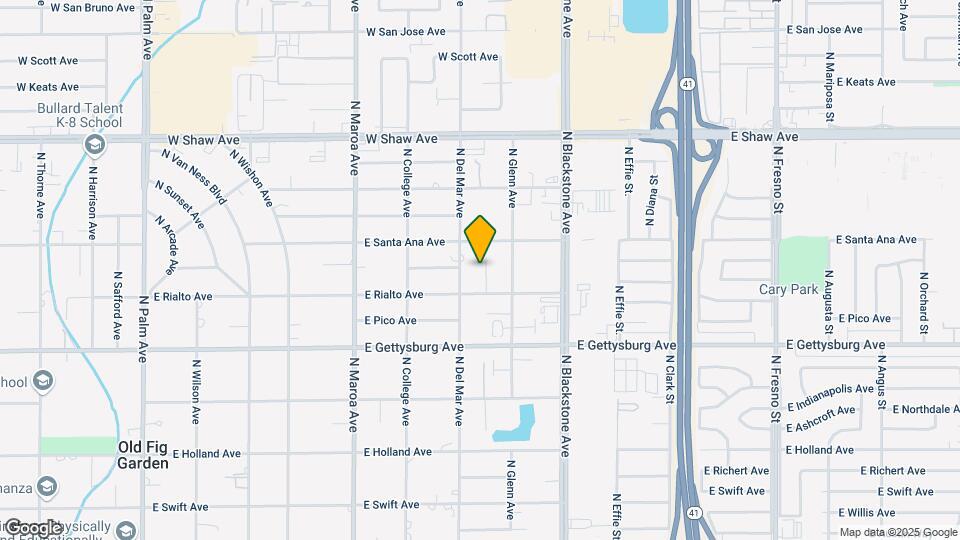 4745 N San Pablo Ave Map and Location Details