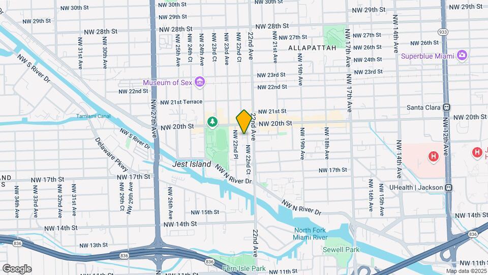 1952 NW 22nd Ct Mapa y Detalles de la Ubicación