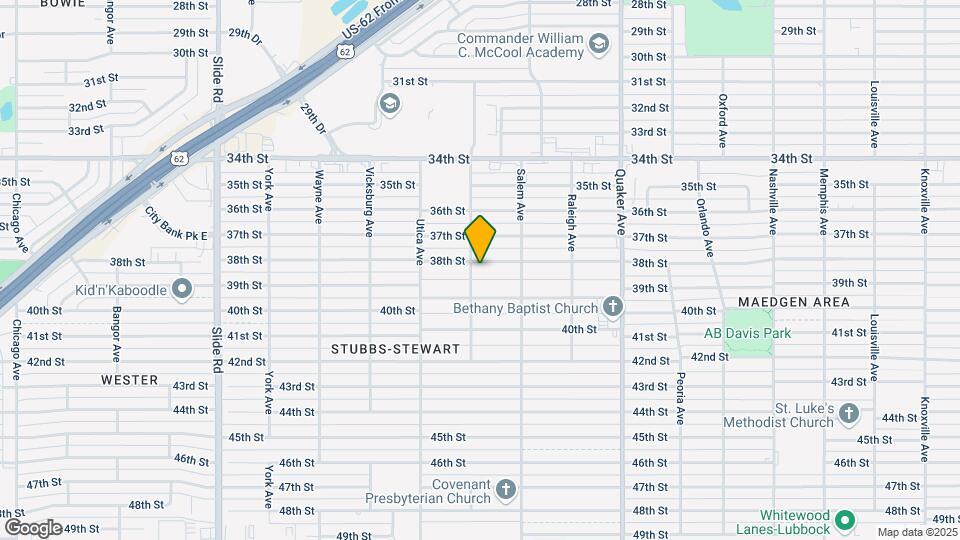 4621 38th St Map and Location Details