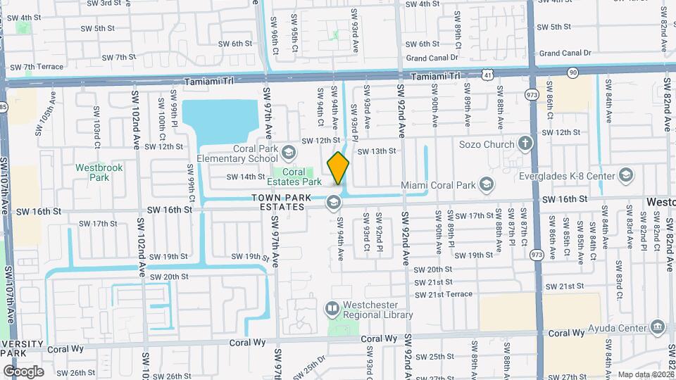 9400 SW 15th St Map and Location Details