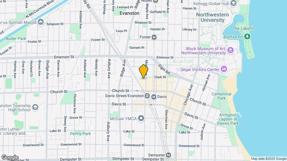 1720 Maple Ave Map and Location Details